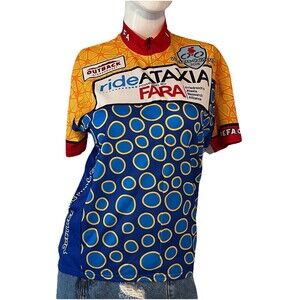 Lawrence Phillips Cycling Jersey w Pockets Ride to Cure FA (Friedreich's Ataxia)